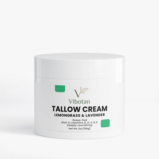Vibotan Tallow Cream Lemongrass & Lavender Deep Hydration 2 oz