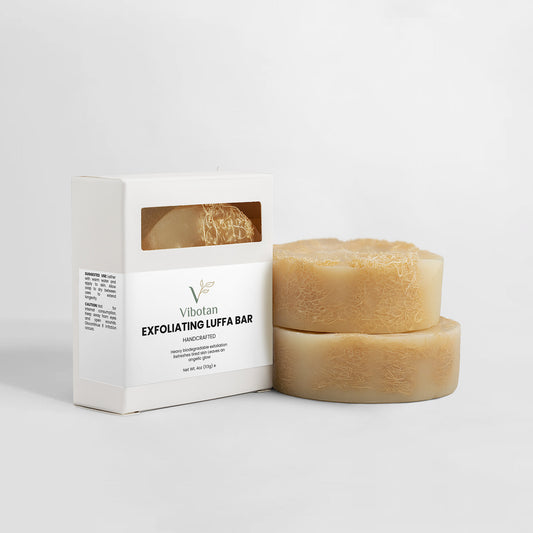 Handmade Exfoliating Hemp and Luffa Bar Soap 4 oz
