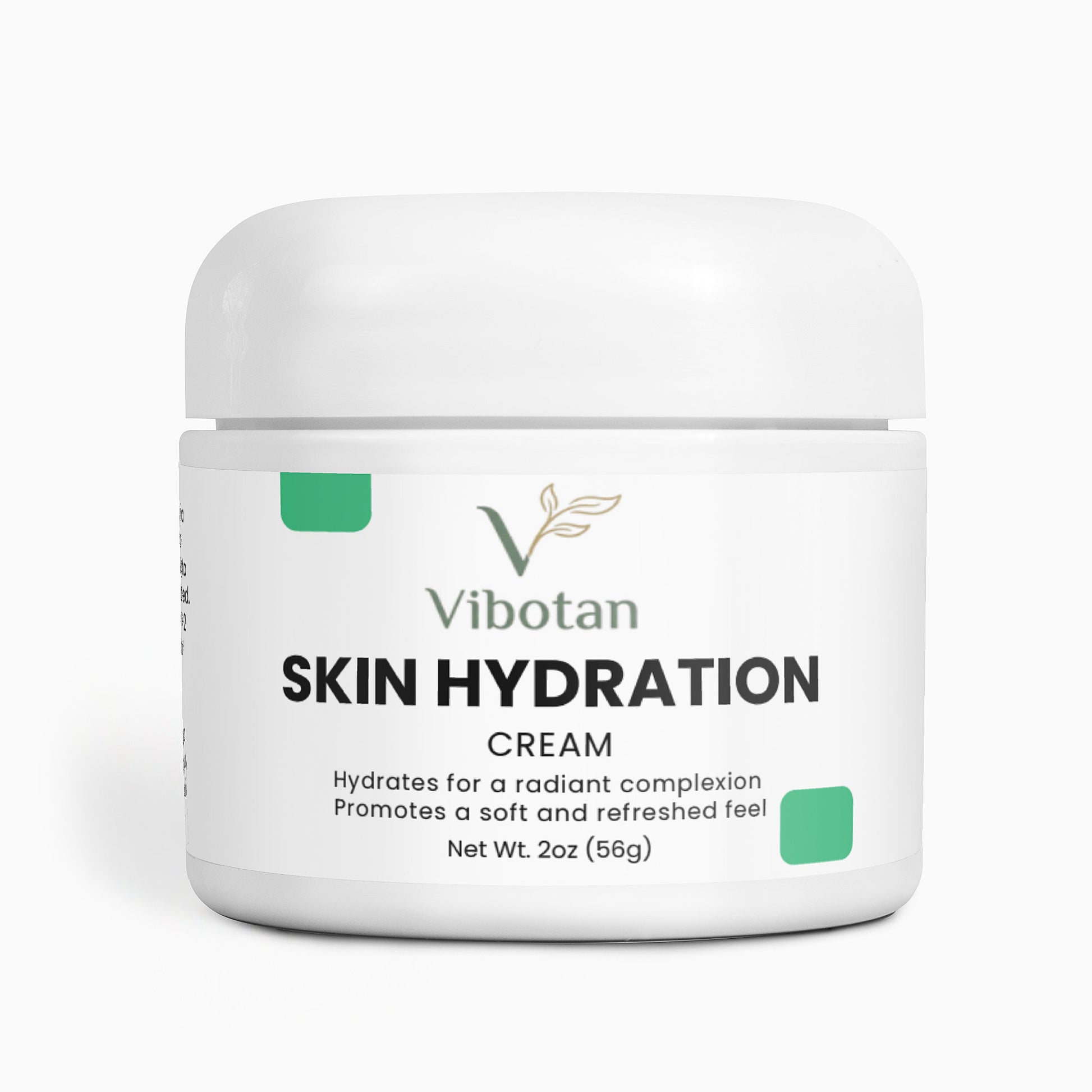 Vibotan Skin Hydration Cream jar on a white background