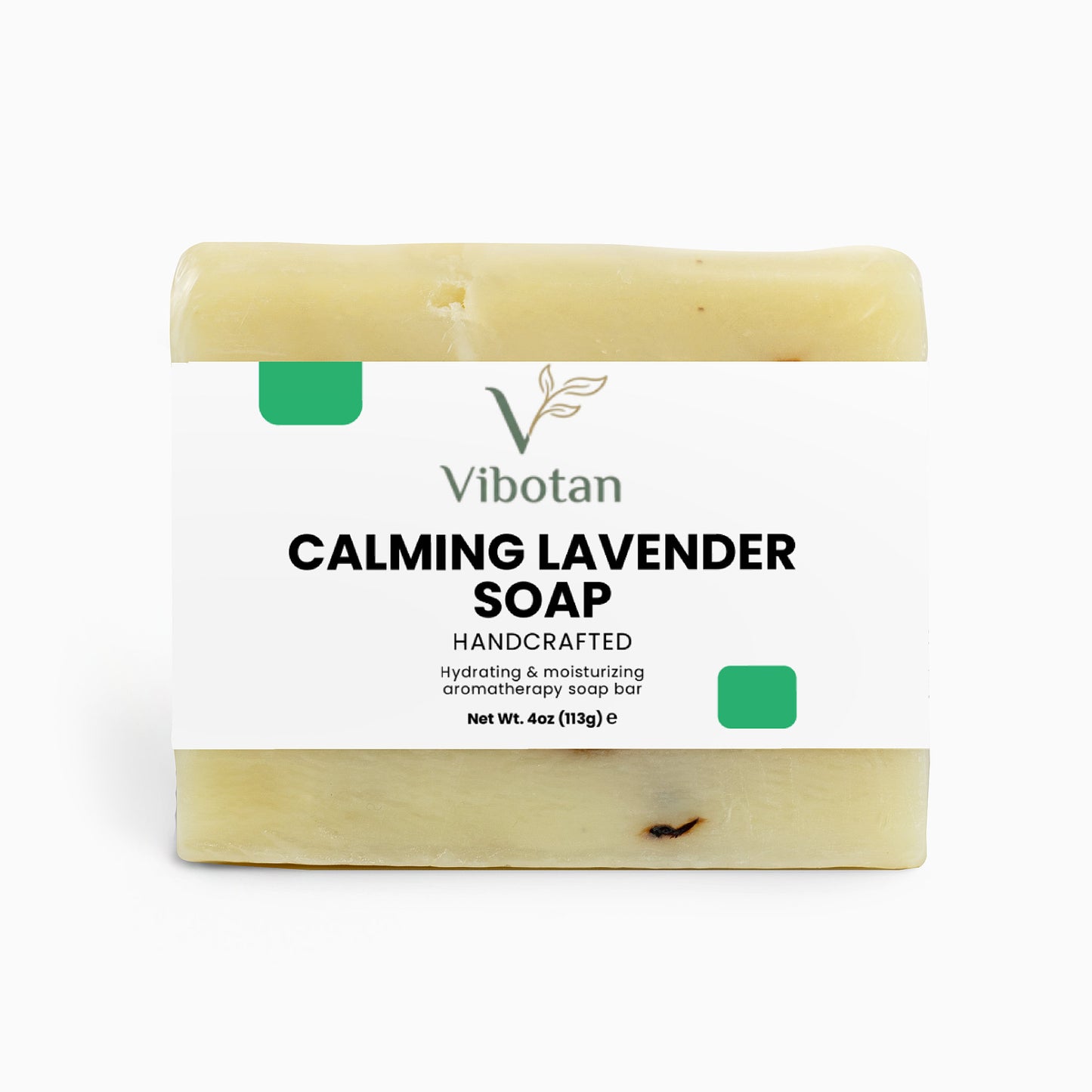 Calming Lavender Soap Bar With Organic Oils 4 oz