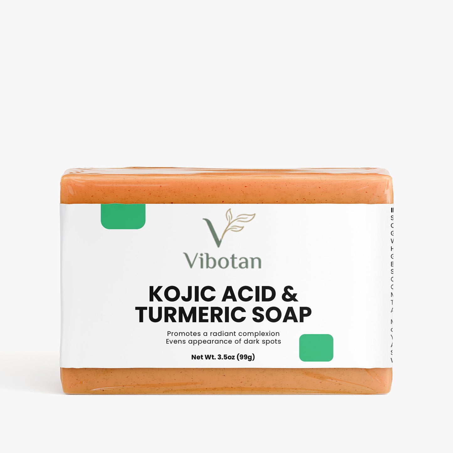 Vibotan Kojic Acid and Turmeric Soap Bar 3.5 oz