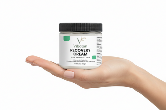Vibotan Recovery Cream Aloe and Essential Oil Comfort Cream 4 oz