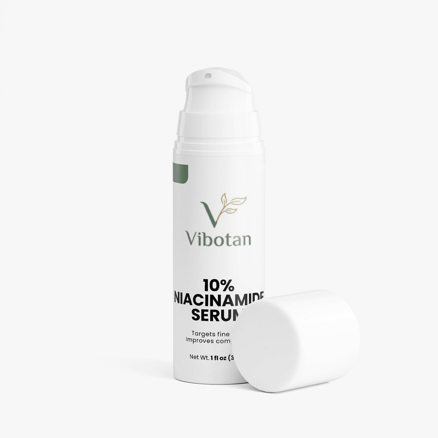 Vibotan 10% Niacinamide Serum bottle on a white background