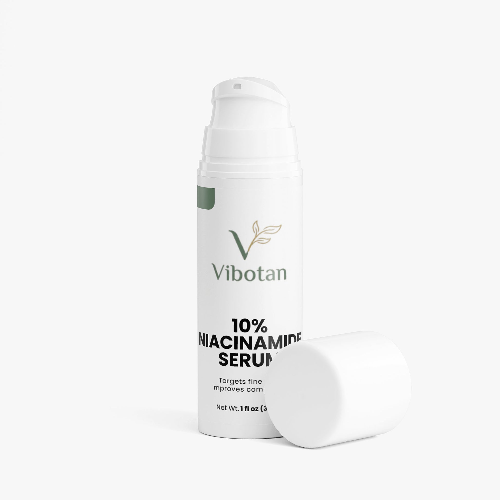 Vibotan 10% Niacinamide Serum bottle on a white background