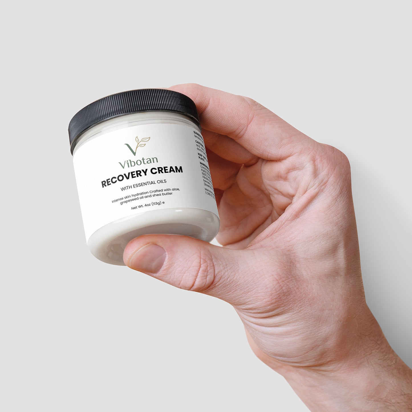 Vibotan Recovery Cream Aloe and Essential Oil Comfort Cream 4 oz