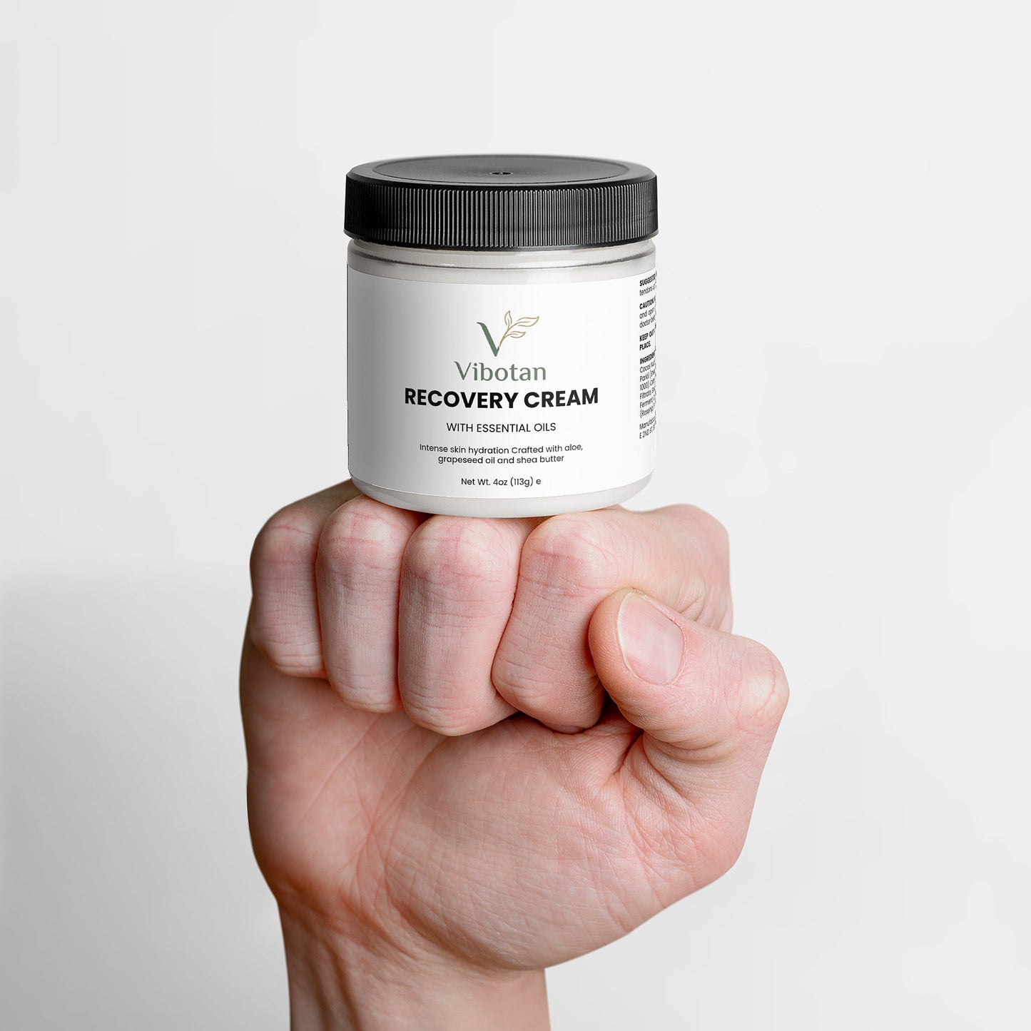 Vibotan Recovery Cream Aloe and Essential Oil Comfort Cream 4 oz