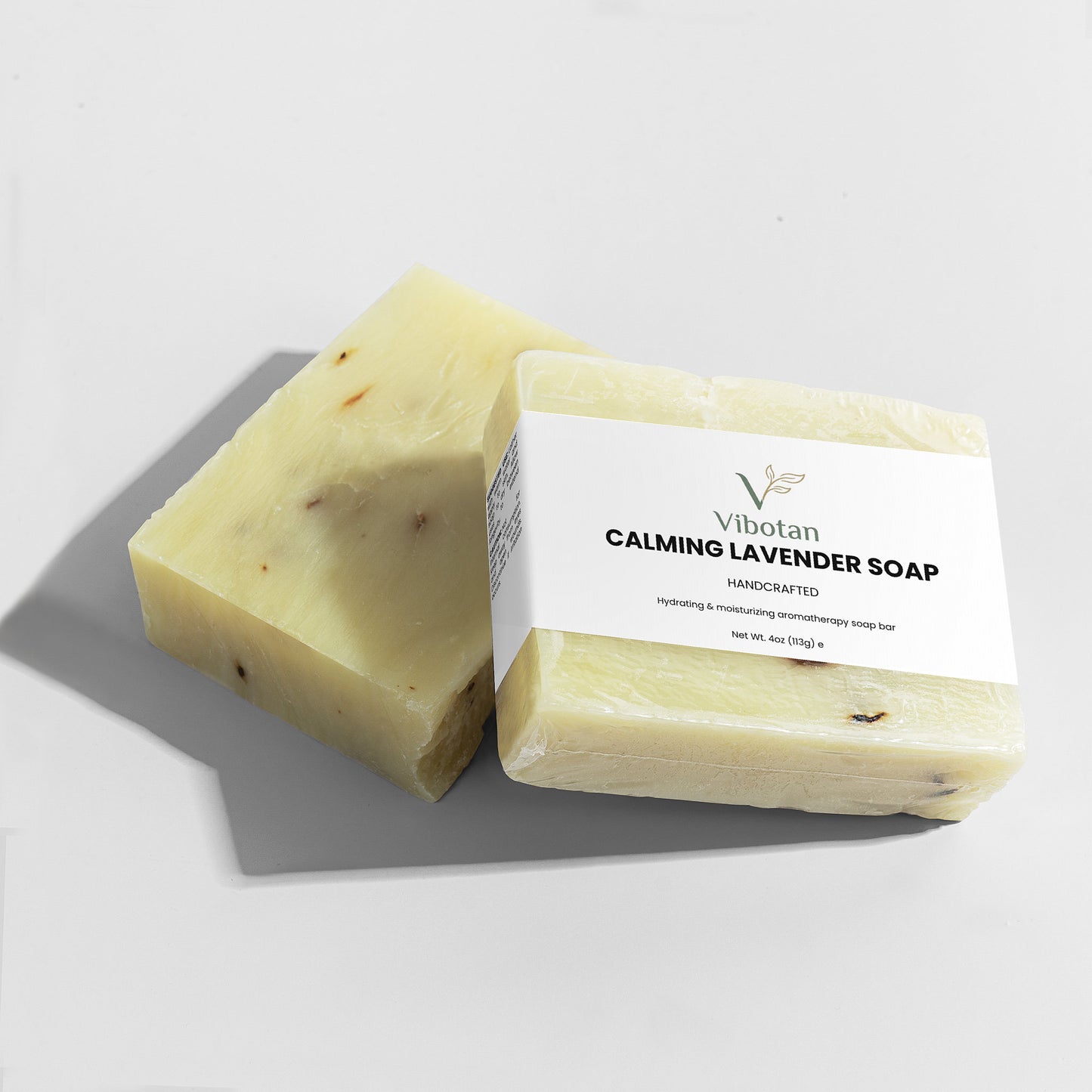 Calming Lavender Soap Bar With Organic Oils 4 oz