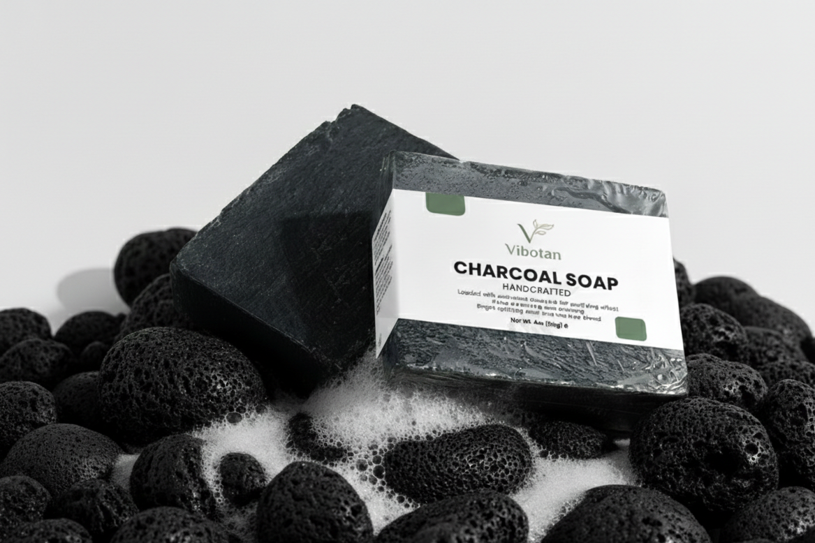 Vibotan Charcoal Soap Bar